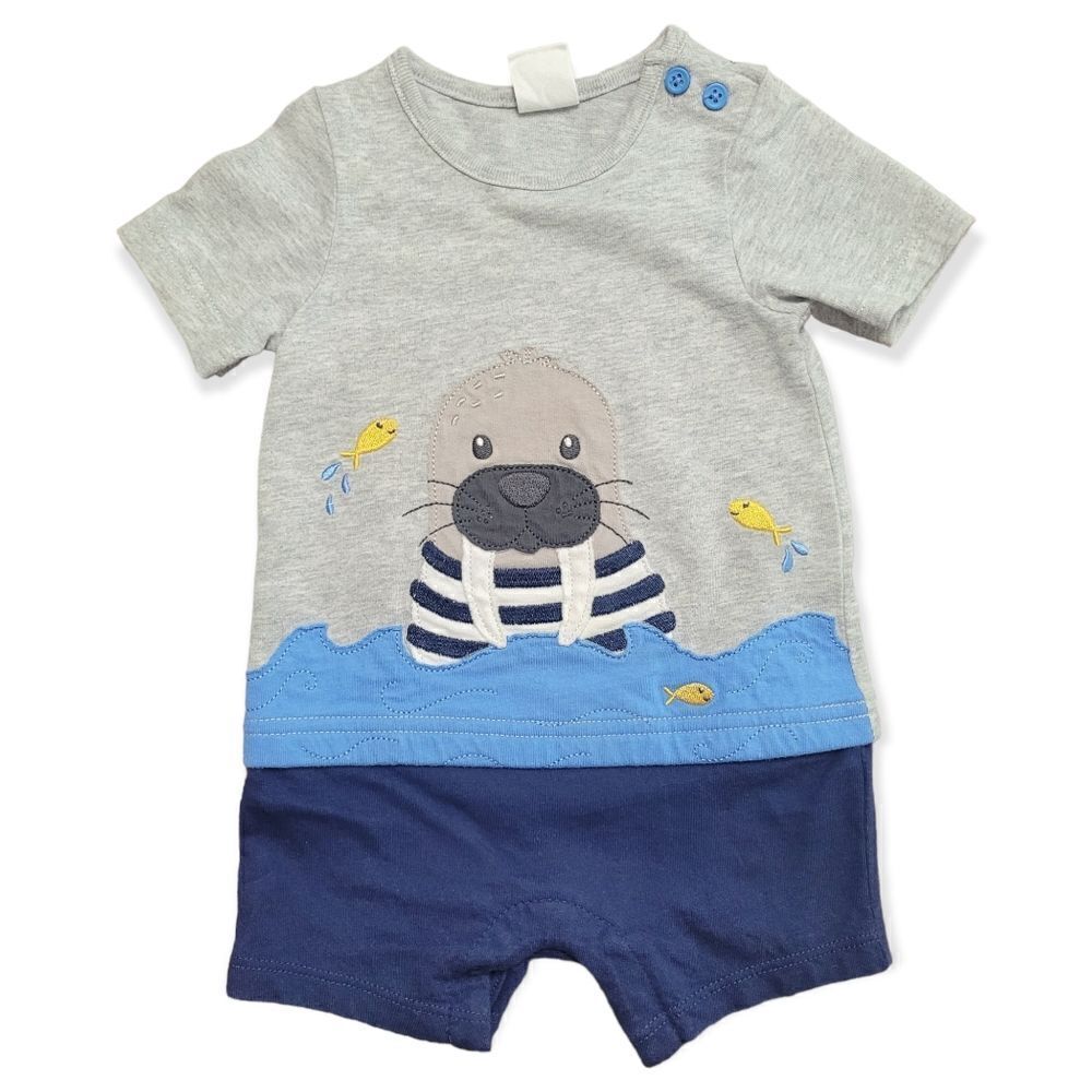 Adorable walrus romper 